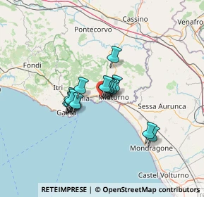 Mappa Via Caterina Volpicelli, 04028 Minturno LT, Italia (9.45125)