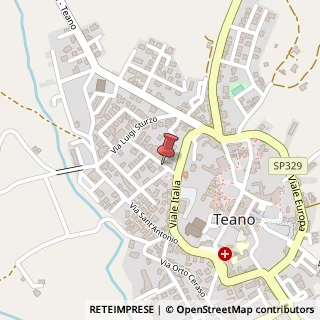 Mappa Via Antonio Gramsci, 1, 81057 Teano, Caserta (Campania)