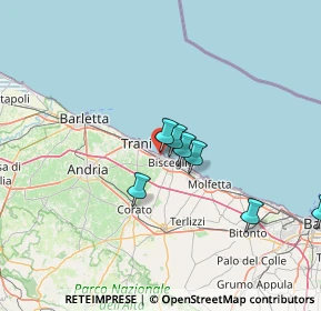 Mappa Viale la Testa, 76011 Bisceglie BT, Italia (38.49923)