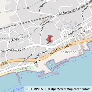 Mappa Via Merulana, 2, 04023 Formia, Latina (Lazio)