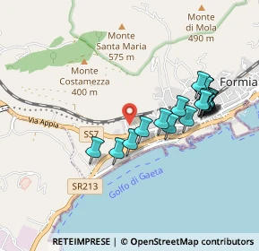 Mappa Via Acervara, 04023 Formia LT, Italia (0.9555)