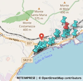 Mappa Via Acervara, 04023 Formia LT, Italia (0.8645)