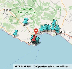 Mappa Via Acervara, 04023 Formia LT, Italia (5.736)