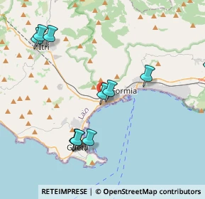 Mappa Via Acervara, 04023 Formia LT, Italia (4.69909)