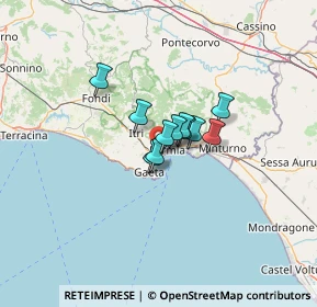 Mappa Via Acervara, 04023 Formia LT, Italia (6.85364)