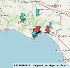 Mappa Via Acervara, 04023 Formia LT, Italia (7.76563)