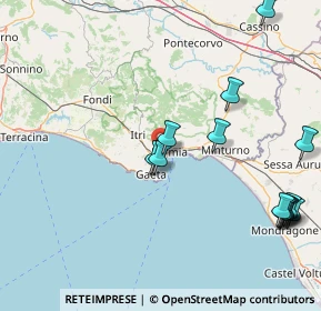 Mappa Via Acervara, 04023 Formia LT, Italia (21.73214)