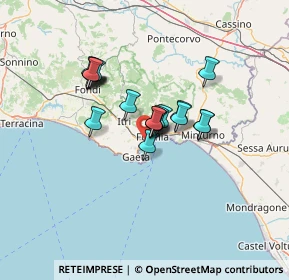 Mappa Via Acervara, 04023 Formia LT, Italia (10.29105)