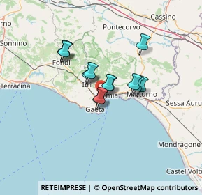 Mappa Via Acervara, 04023 Formia LT, Italia (9.57929)