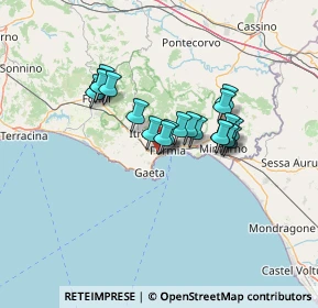 Mappa Via Acervara, 04023 Formia LT, Italia (10.7945)