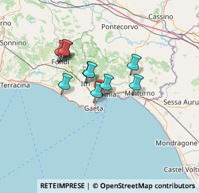 Mappa Via Acervara, 04023 Formia LT, Italia (11.09182)