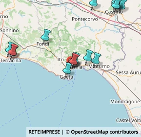 Mappa Via Acervara, 04023 Formia LT, Italia (20.41438)