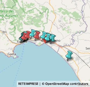 Mappa Via Lungomare, 04028 Minturno LT, Italia (5.8065)