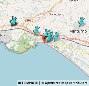 Mappa Via Lungomare, 04028 Minturno LT, Italia (1.88455)
