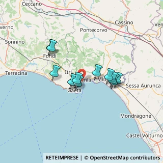 Mappa Via Tommaso Costa, 04023 Formia LT, Italia (11.06583)