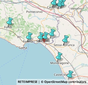 Mappa Via Fontana di Voza, 04026 Minturno LT, Italia (19.07)