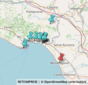 Mappa Via Fontana di Voza, 04026 Minturno LT, Italia (7.16)