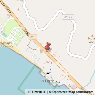 Mappa Via Nazionale, 118, 04029 Sperlonga, Latina (Lazio)