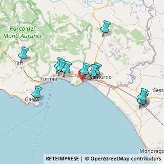 Mappa Via Monte d'Oro, 04028 Minturno LT, Italia (8.345)