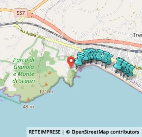 Mappa Via Monte d'Oro, 04026 Minturno LT, Italia (0.87286)