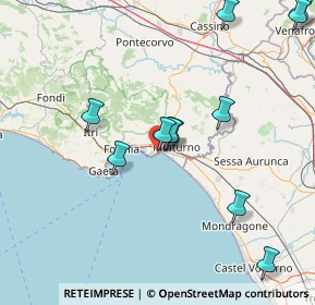 Mappa Via Monte d'Oro, 04026 Minturno LT, Italia (18.69545)