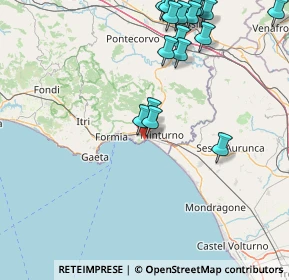 Mappa Via Monte d'Oro, 04026 Minturno LT, Italia (21.01)