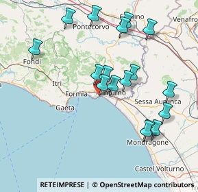 Mappa Via Monte d'Oro, 04026 Minturno LT, Italia (16.6)