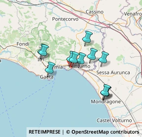 Mappa Via Monte d'Oro, 04026 Minturno LT, Italia (12.0825)