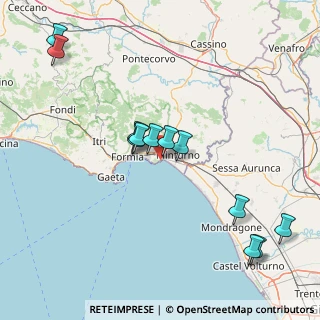 Mappa Via Monte d'Oro, 04028 Minturno LT, Italia (17.87417)