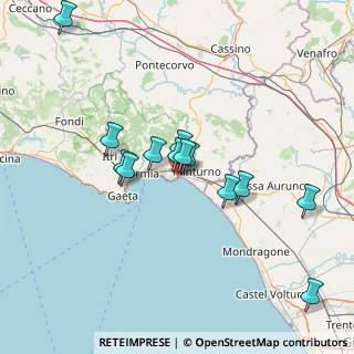 Mappa Via Monte d'Oro, 04028 Minturno LT, Italia (13.91077)