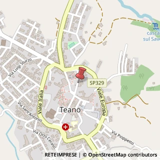 Mappa Piazza della Vittoria, 33, 81057 Teano, Caserta (Campania)