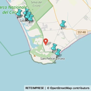 Mappa Via delle Allodole, 04017 San Felice Circeo LT, Italia (5.84)