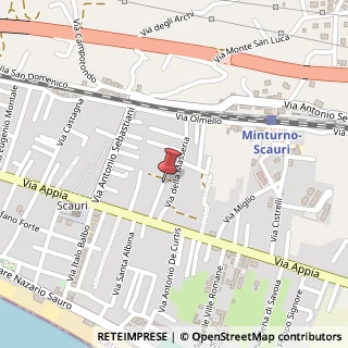 Mappa Via Appia, 48, 04028 Minturno LT, Italia, 04026 Minturno, Latina (Lazio)