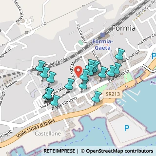 Mappa Via Mamurra, 04023 Formia LT, Italia (0.209)