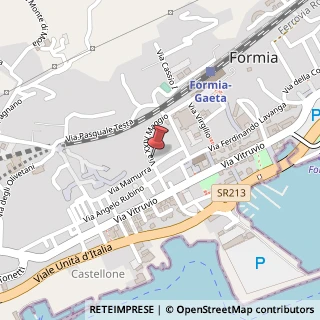 Mappa Via XXIV Maggio, 12, 04023 Formia, Latina (Lazio)