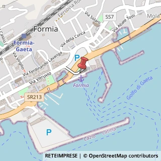 Mappa Via Porto Caposele, 16, 04023 Formia, Latina (Lazio)