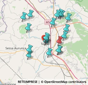 Mappa Viale Santa Reparata, 81057 Teano CE, Italia (6.8985)