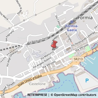 Mappa Via XXIV Maggio, 35, 04023 Formia, Latina (Lazio)