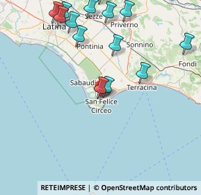 Mappa Via Vigne di Circe, 04017 San Felice Circeo LT, Italia (19.516)