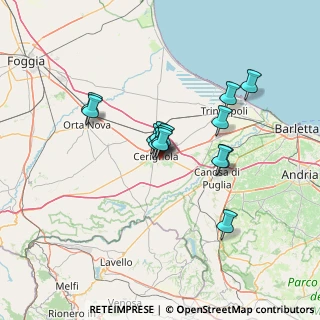 Mappa SC 2ª Fornaci, 71042 Cerignola FG, Italia (10.88429)