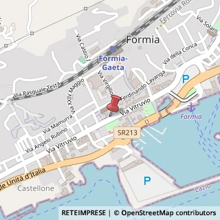 Mappa Piazza della Vittoria, 3, 04023 Formia, Latina (Lazio)