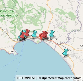 Mappa Via Filippo Merola, 04028 Minturno LT, Italia (6.21333)