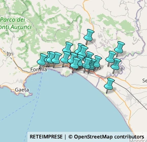 Mappa Via Filippo Merola, 04028 Minturno LT, Italia (4.669)