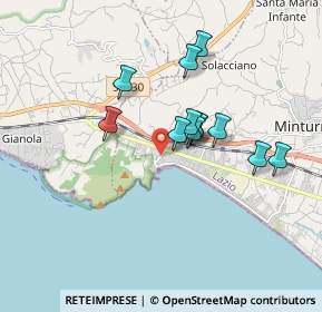 Mappa Via Filippo Merola, 04028 Minturno LT, Italia (1.49167)