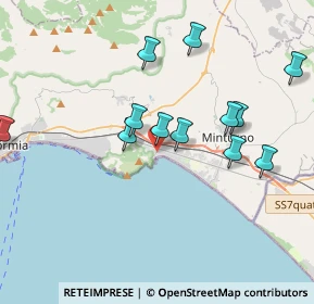 Mappa Via Filippo Merola, 04028 Minturno LT, Italia (3.97667)