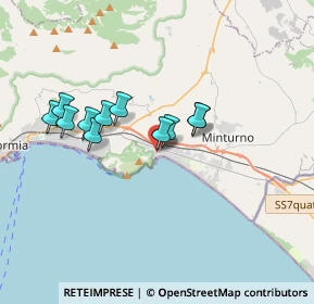 Mappa Via Filippo Merola, 04028 Minturno LT, Italia (3.10273)