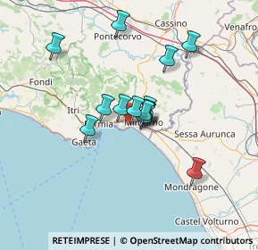 Mappa Via Filippo Merola, 04028 Minturno LT, Italia (10.64571)