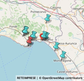 Mappa Via Filippo Merola, 04028 Minturno LT, Italia (10.54462)