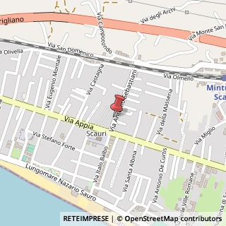 Mappa Via Antonio Sebastiani, 348, 04028 San Felice Circeo, Latina (Lazio)