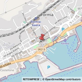 Mappa Via Sarinola, 4, 04023 Formia, Latina (Lazio)